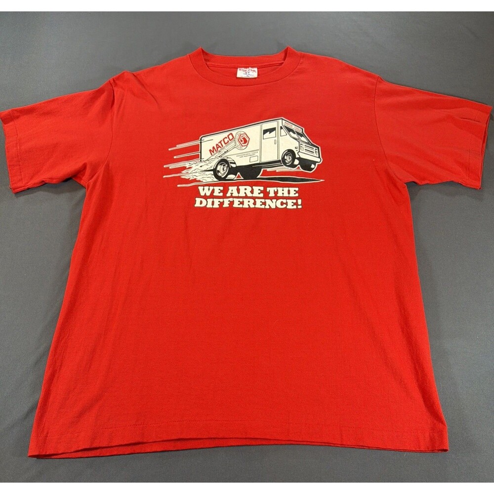 Vintage Matco Tools T-Shirt Softee Made In USA Single Stitch Size XL